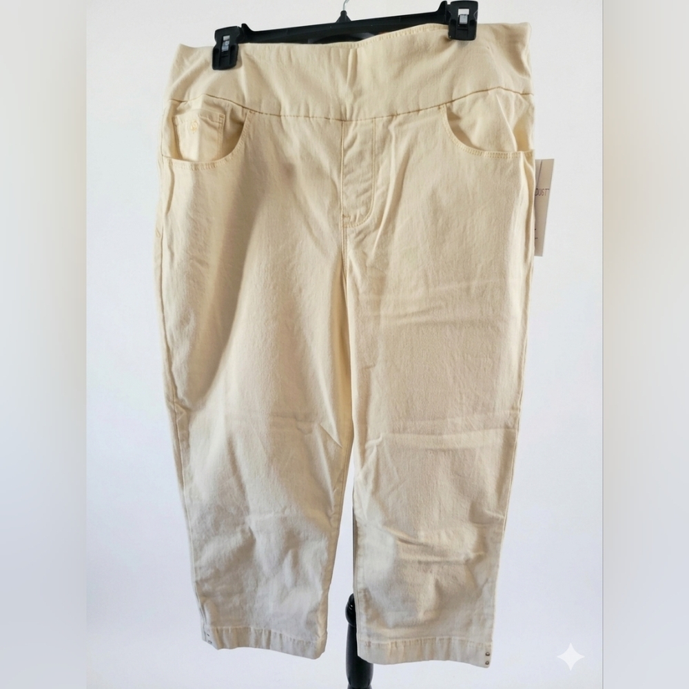 Gloria Vanderbilt Women's Yellow Capris